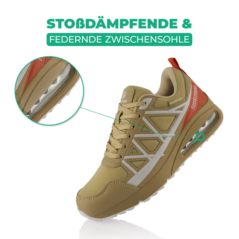 Sneaker Dämpfende Komfortsohle Wasserdicht