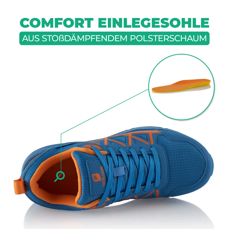 Sneaker Dämpfende Komfortsohle Wasserdicht