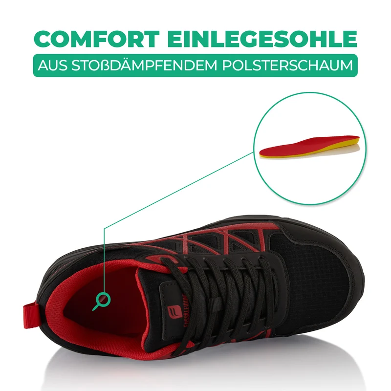 Sneaker Dämpfende Komfortsohle Wasserdicht