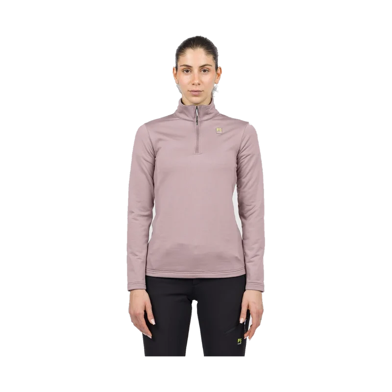 Karpos Pizzocco Evo Half Zip Fleece W LILAC/WOODL.GRAY
