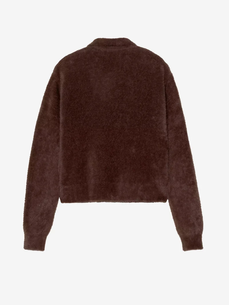 W' Maglia Polo Maine a maniche lunghe marrone