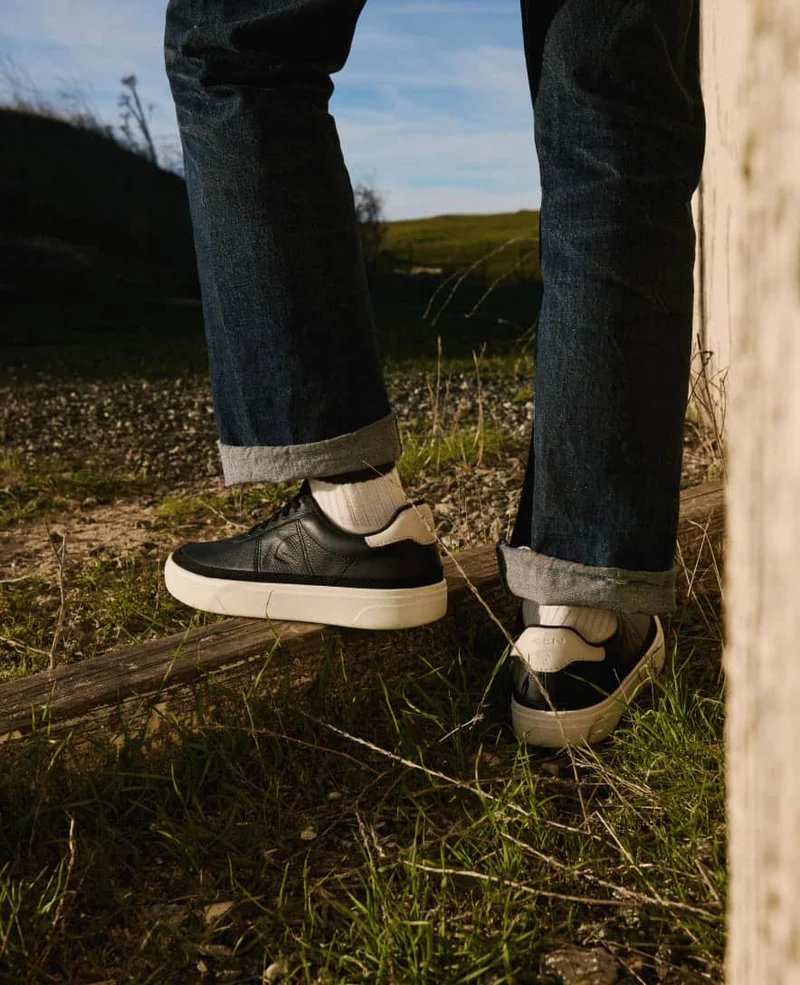 KM1 Leder Sneaker für Herren | Black/Birch