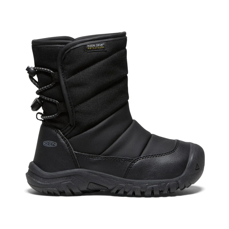 Puffrider Wasserdichte Winterstiefel für kleine Kids | Black/Steel Grey