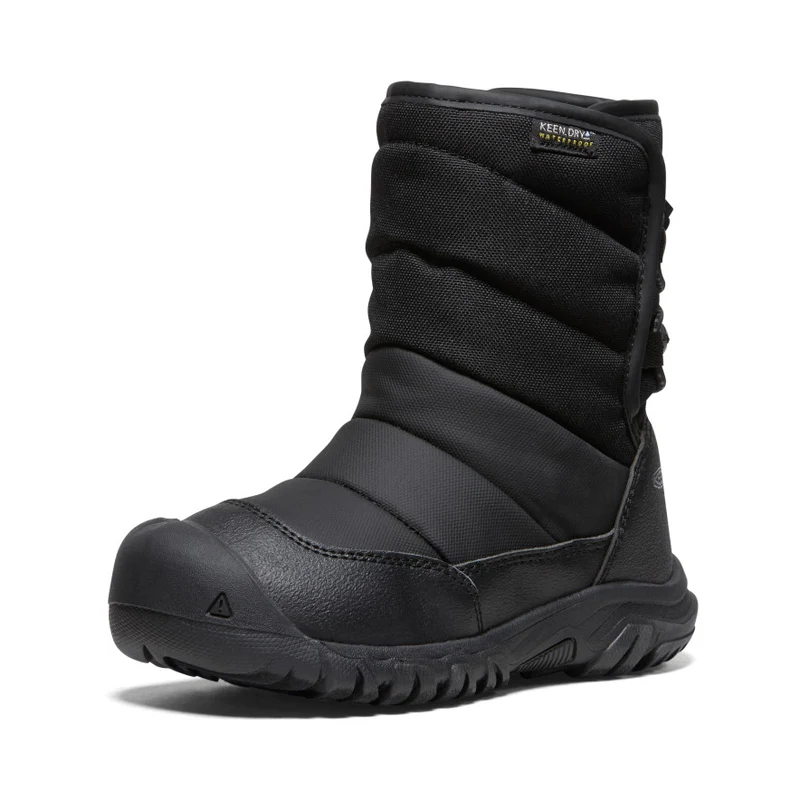 Puffrider Wasserdichte Winterstiefel für kleine Kids | Black/Steel Grey