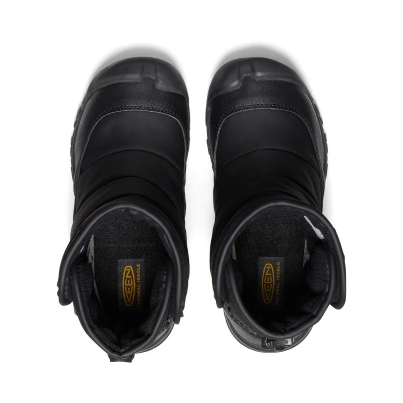 Puffrider Wasserdichte Winterstiefel für große Kids | Black/Steel Grey