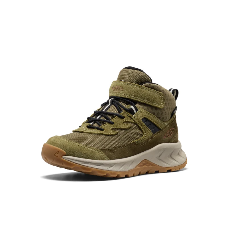 Hightrail Wasserdichte Wanderstiefel für kleine Kids | Dark Olive/Martini Olive