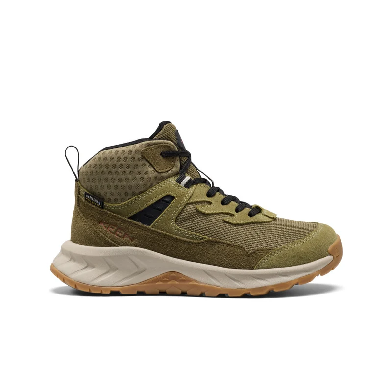 Hightrail Wasserdichte Wanderstiefel für große Kids | Dark Olive/Martini Olive
