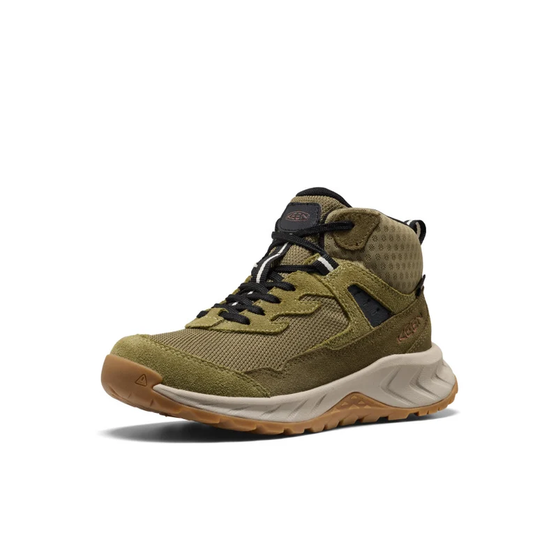 Hightrail Wasserdichte Wanderstiefel für große Kids | Dark Olive/Martini Olive