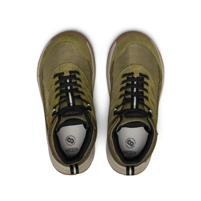 Hightrail Wasserdichte Wanderstiefel für große Kids | Dark Olive/Martini Olive