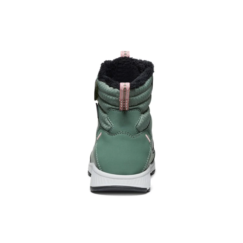 Skua Wasserdichte Winterstiefel für kleine Kids | Dark Forest/Rose Elegance