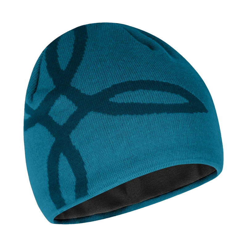 Montura Logo Lined Beanie Steel Blue