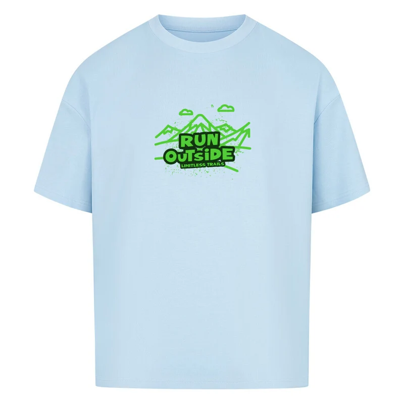 Run Outside - Bio Premium Oversized Shirt