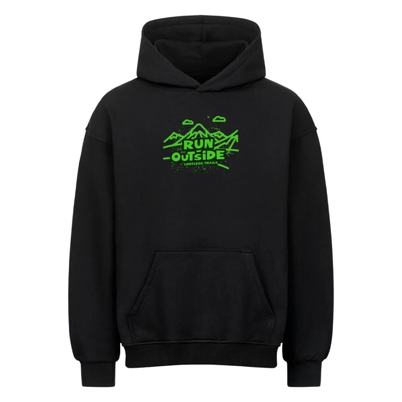 Run Outside - Bio Premium Oversized Hoodie