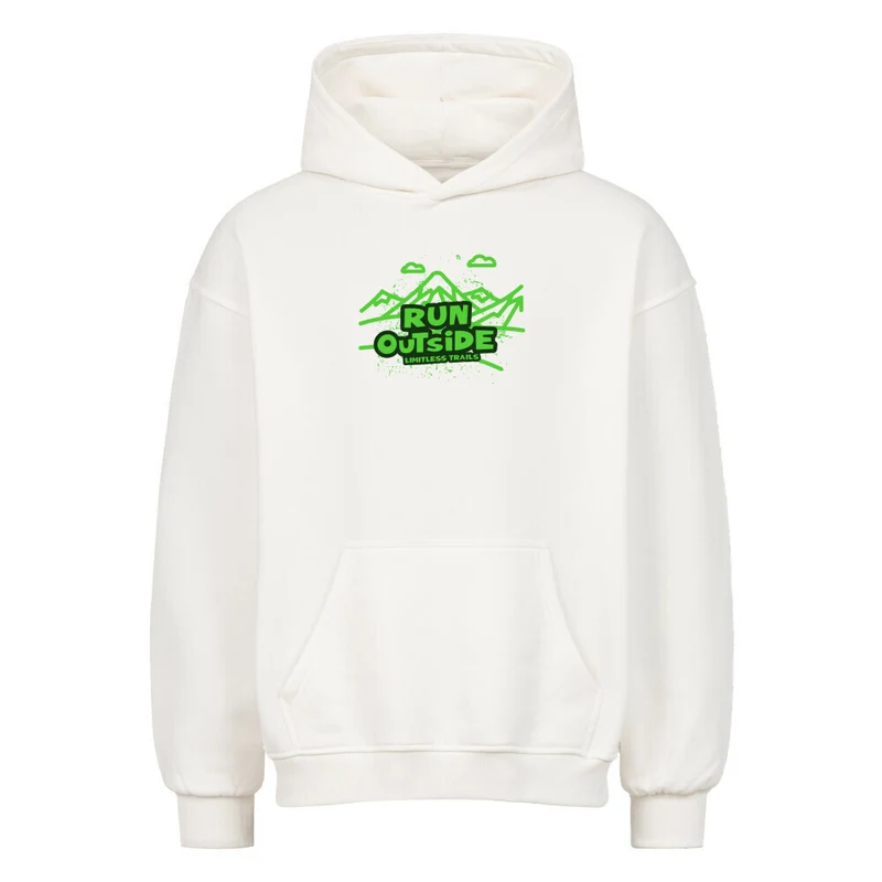Run Outside - Bio Premium Oversized Hoodie