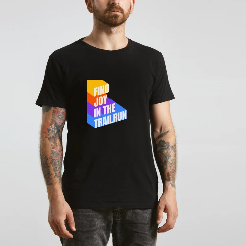 Find Joy in the Trailrun - Bio Premium T-Shirt