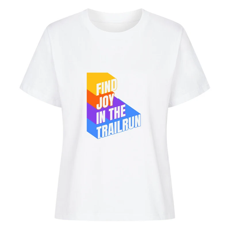 Find Joy in the Trailrun - Bio Premium T-Shirt Frauen