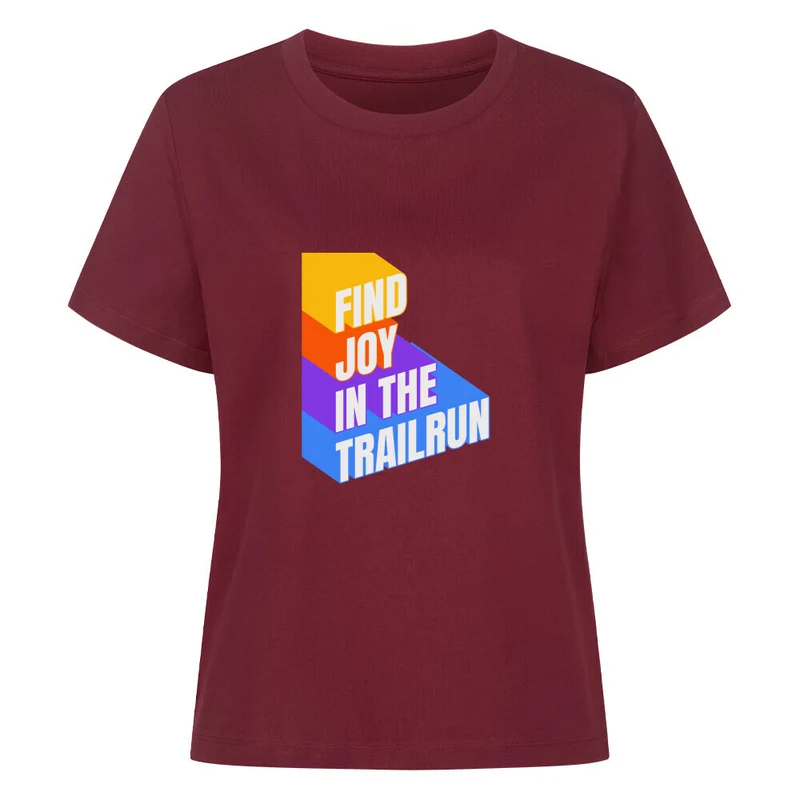 Find Joy in the Trailrun - Bio Premium T-Shirt Frauen