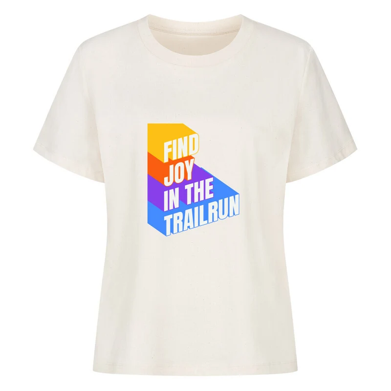 Find Joy in the Trailrun - Bio Premium T-Shirt Frauen