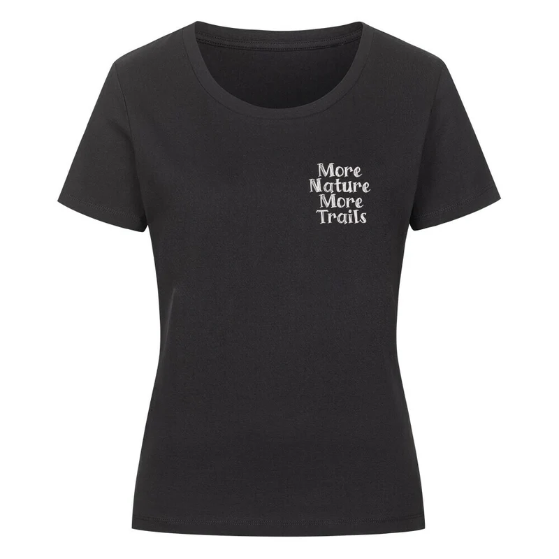 More Nature More Trails - Bio Premium T-Shirt Frauen