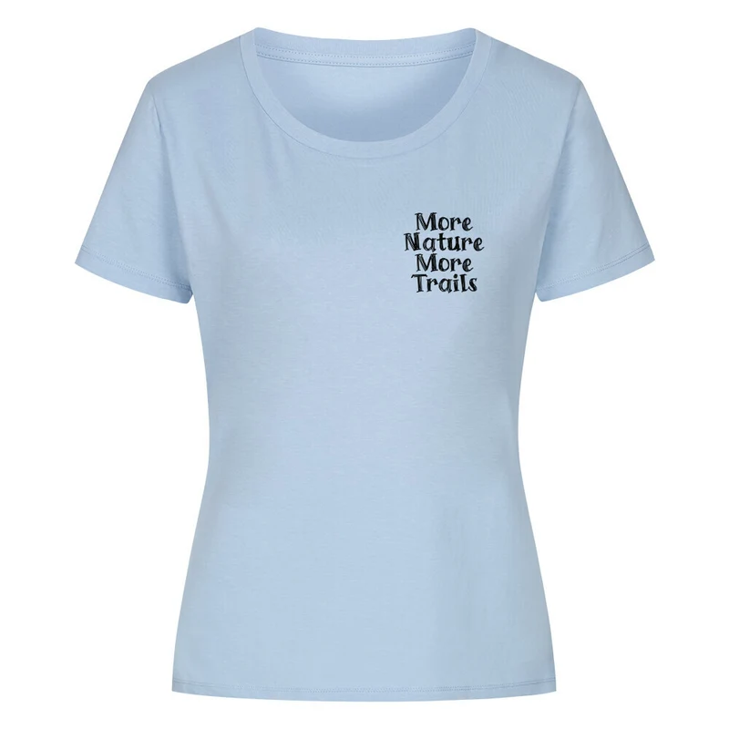 More Nature More Trails - Bio Premium T-Shirt Frauen