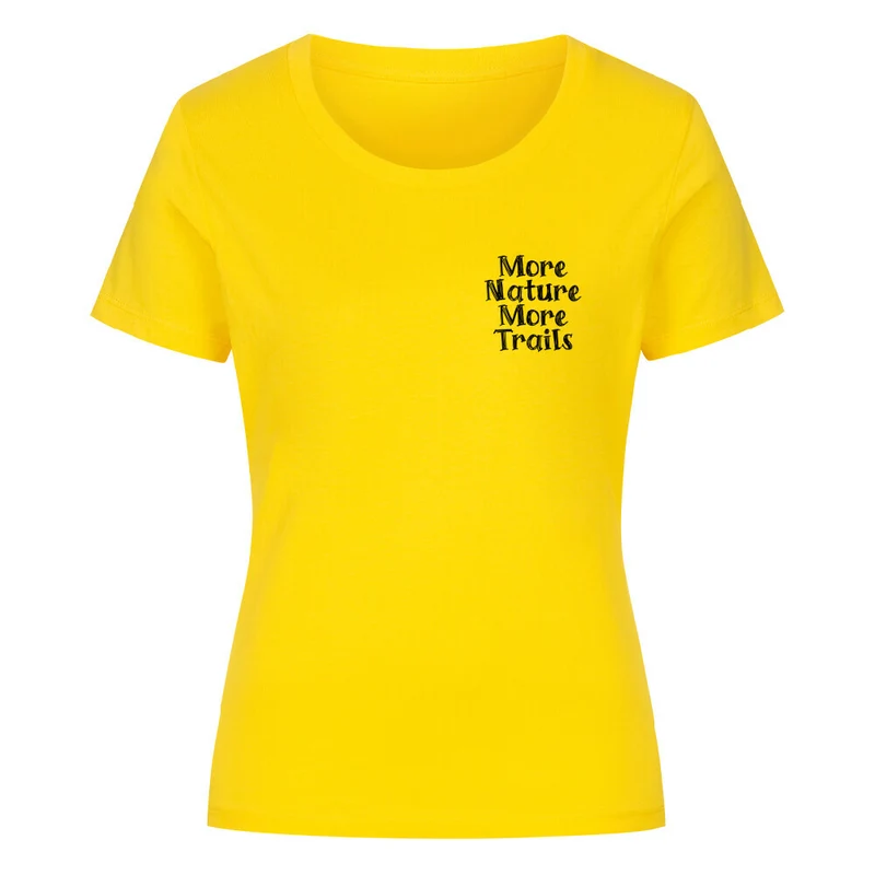More Nature More Trails - Bio Premium T-Shirt Frauen