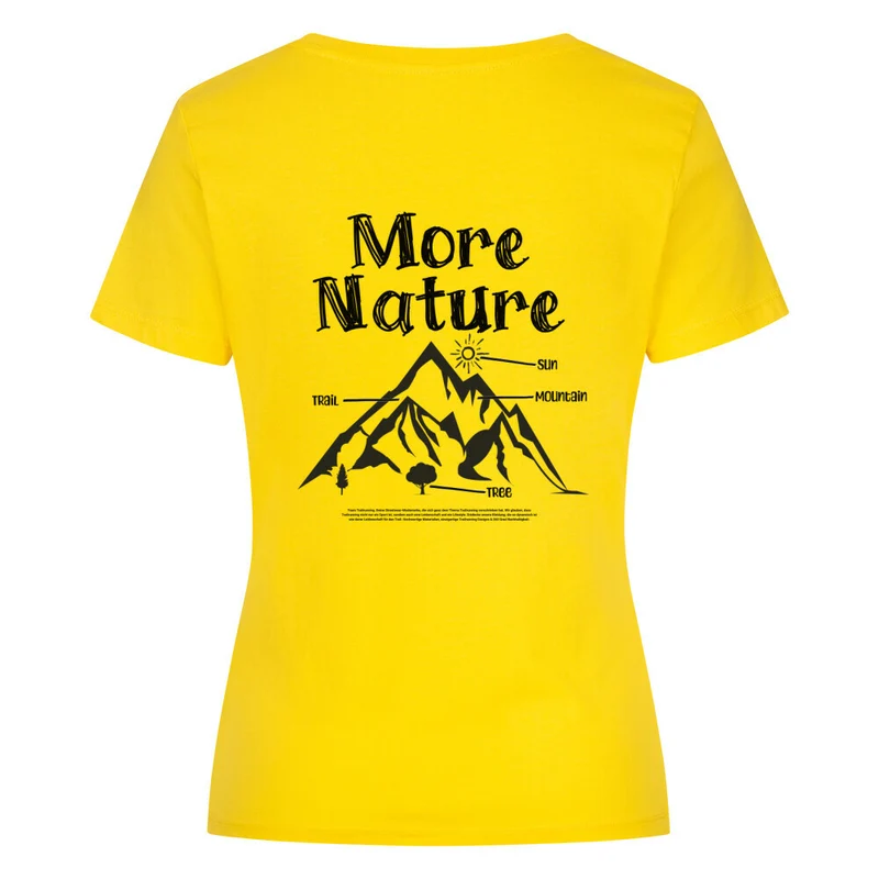 More Nature More Trails - Bio Premium T-Shirt Frauen