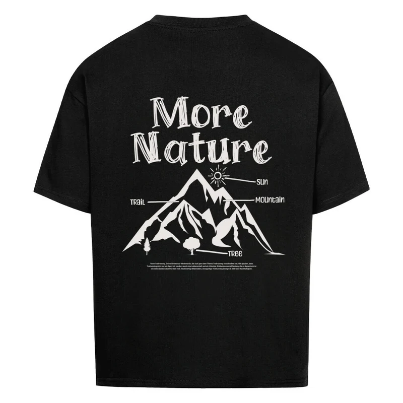 More Nature More Trails - Bio Premium Oversized Shirt