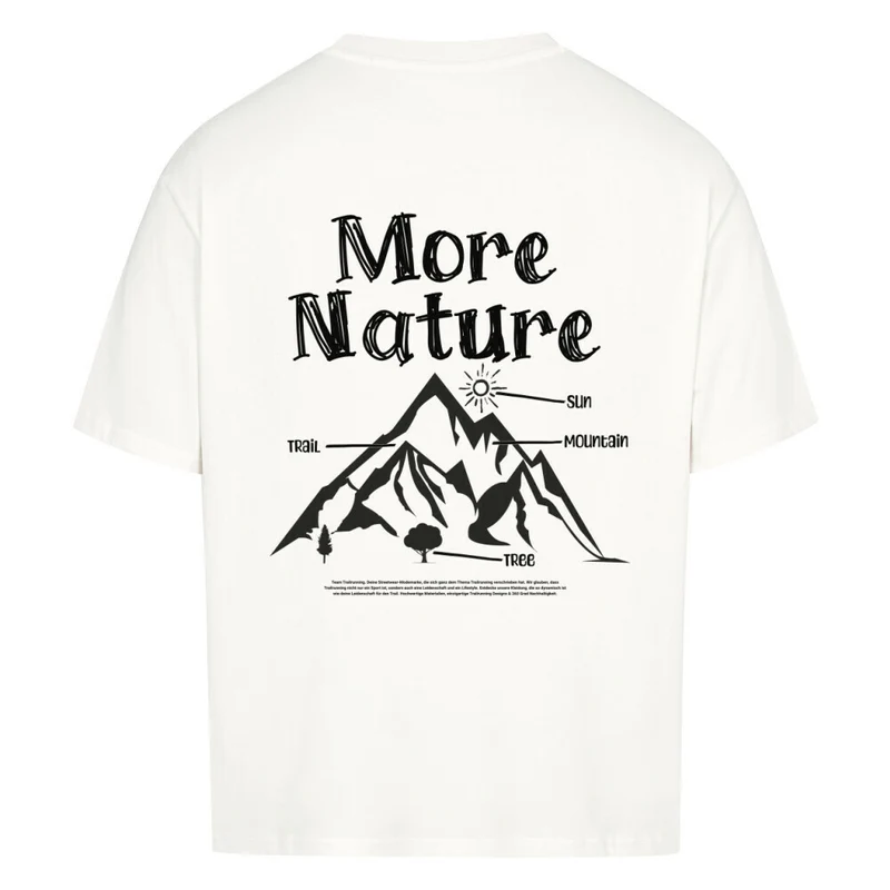 More Nature More Trails - Bio Premium Oversized Shirt