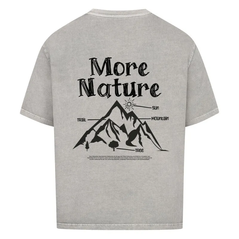 More Nature More Trails - Bio Premium Oversized Shirt