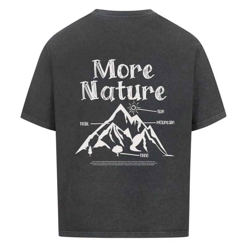 More Nature More Trails - Bio Premium Oversized Shirt