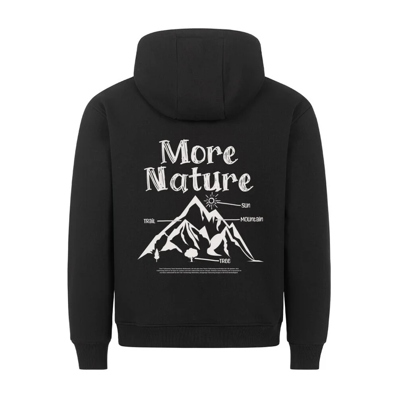 More Nature More Trails - Bio Premium Hoodie