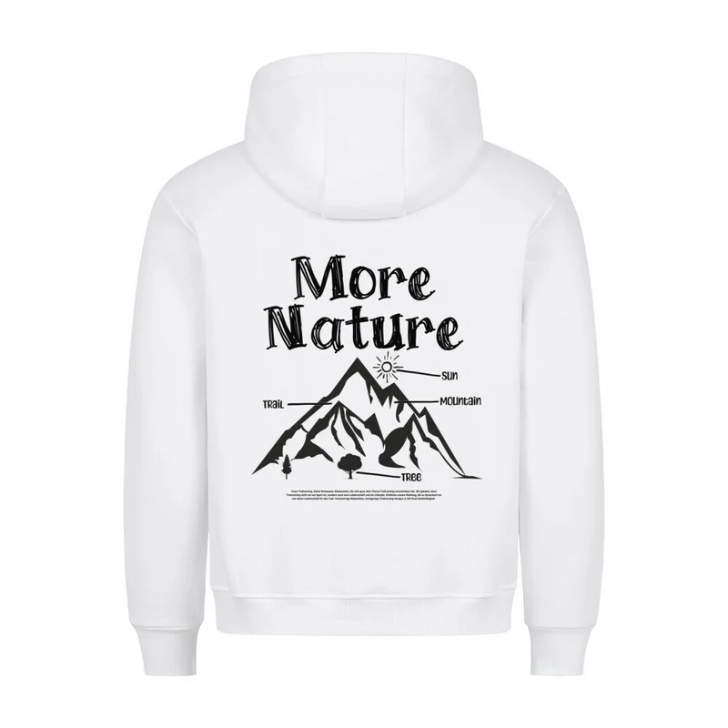 More Nature More Trails - Bio Premium Hoodie