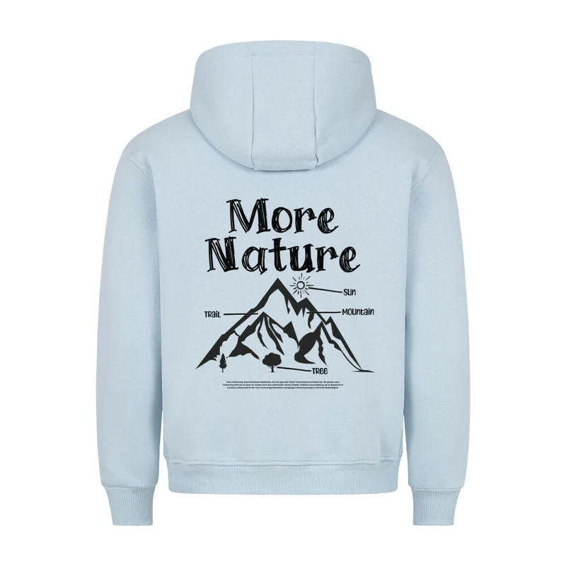 More Nature More Trails - Bio Premium Hoodie