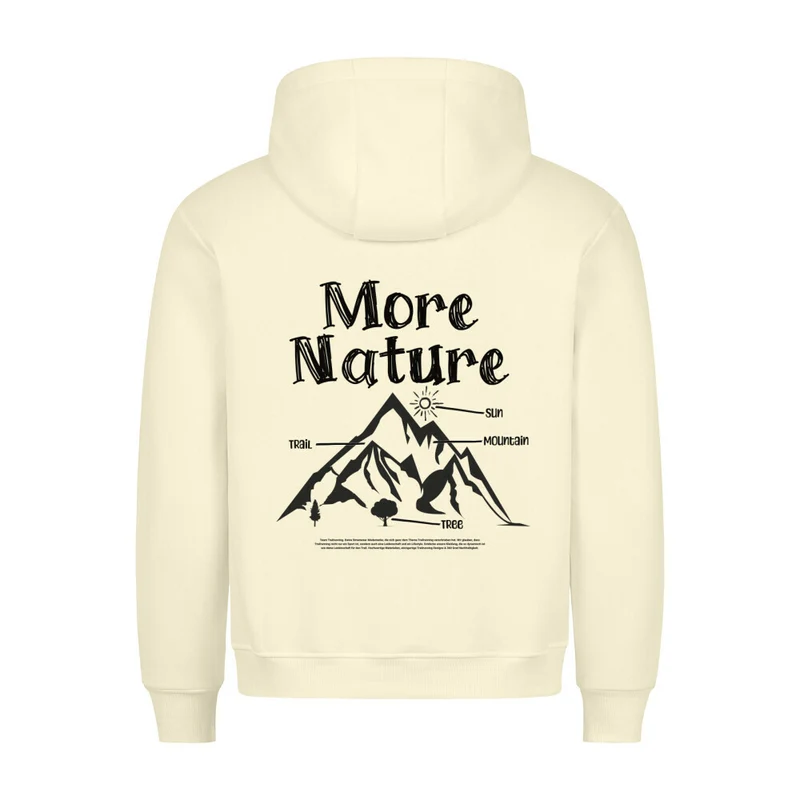 More Nature More Trails - Bio Premium Hoodie
