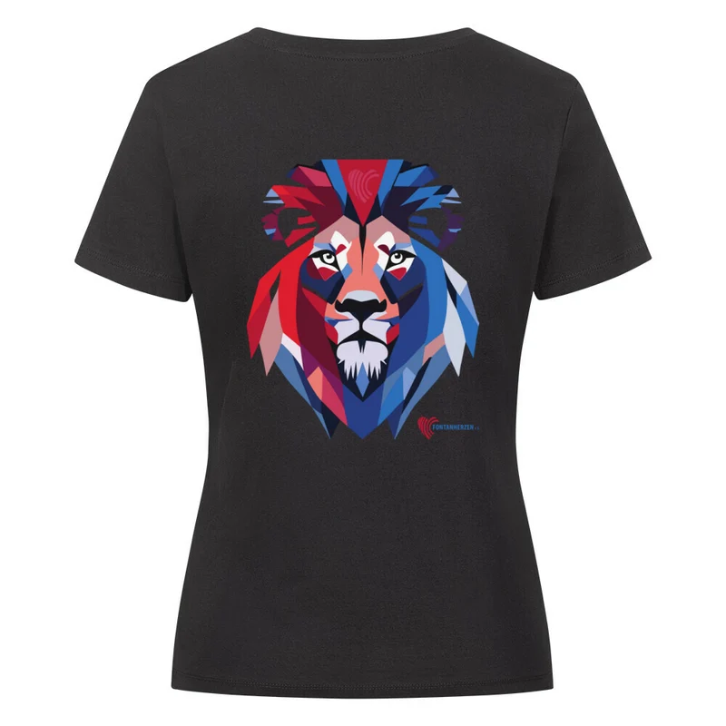 Fontanherzen Löwe - Bio Premium T-Shirt Frauen