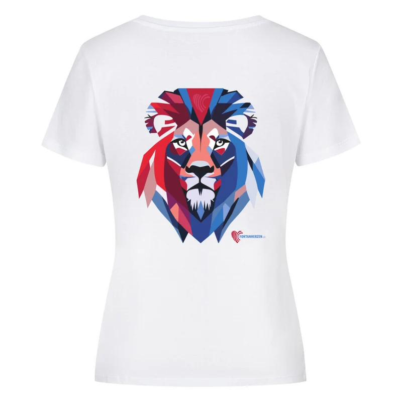 Fontanherzen Löwe - Bio Premium T-Shirt Frauen