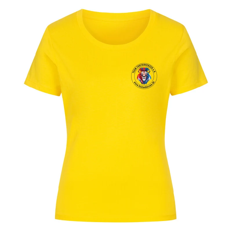 Fontanherzen Löwe - Bio Premium T-Shirt Frauen