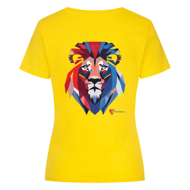 Fontanherzen Löwe - Bio Premium T-Shirt Frauen