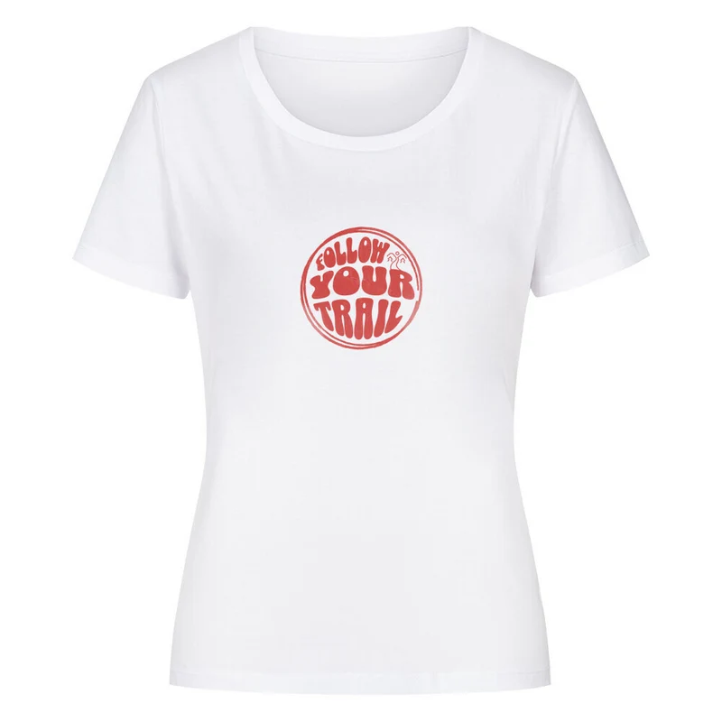 Follow Your Trail - Bio Premium T-Shirt Frauen