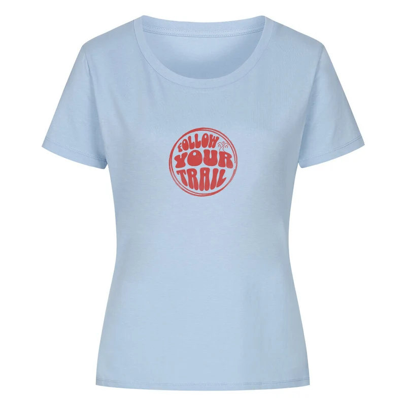 Follow Your Trail - Bio Premium T-Shirt Frauen