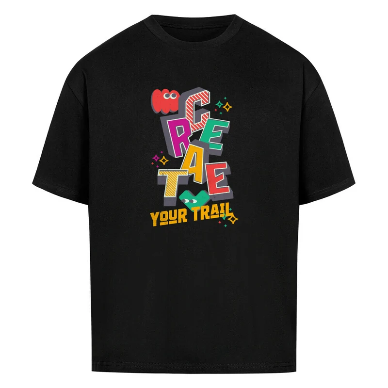 Create Your Trail - Bio Premium Oversized Shirt