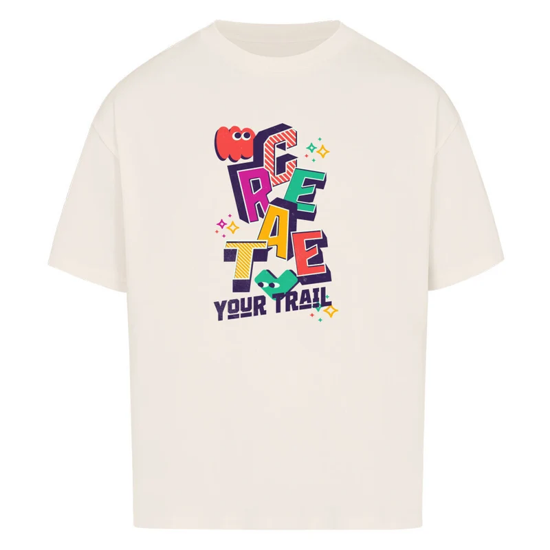 Create Your Trail - Bio Premium Oversized Shirt