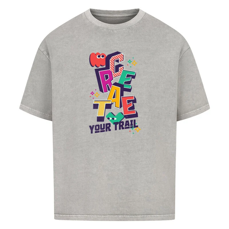 Create Your Trail - Bio Premium Oversized Shirt