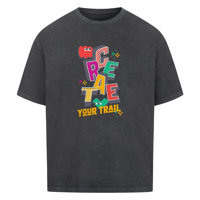 Create Your Trail - Bio Premium Oversized Shirt