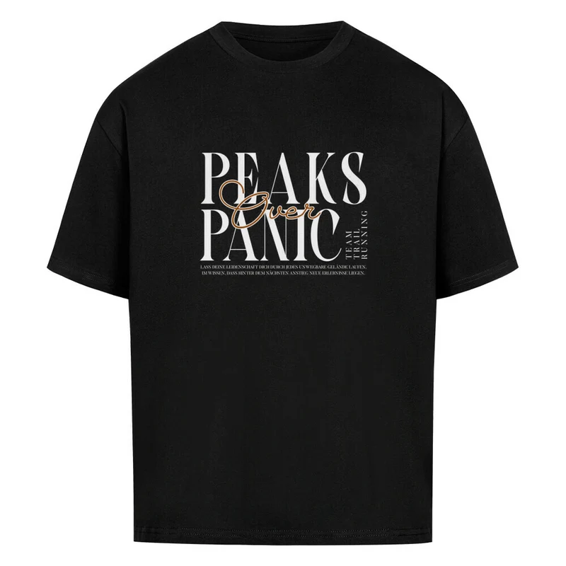 Peaks over Panic - Bio Premium Oversized Shirt