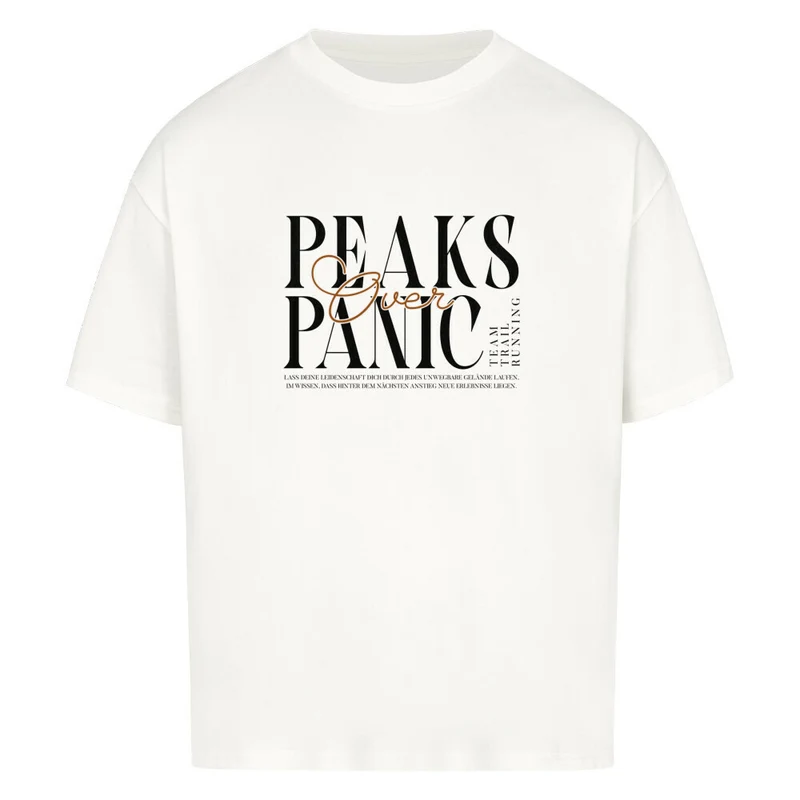 Peaks over Panic - Bio Premium Oversized Shirt