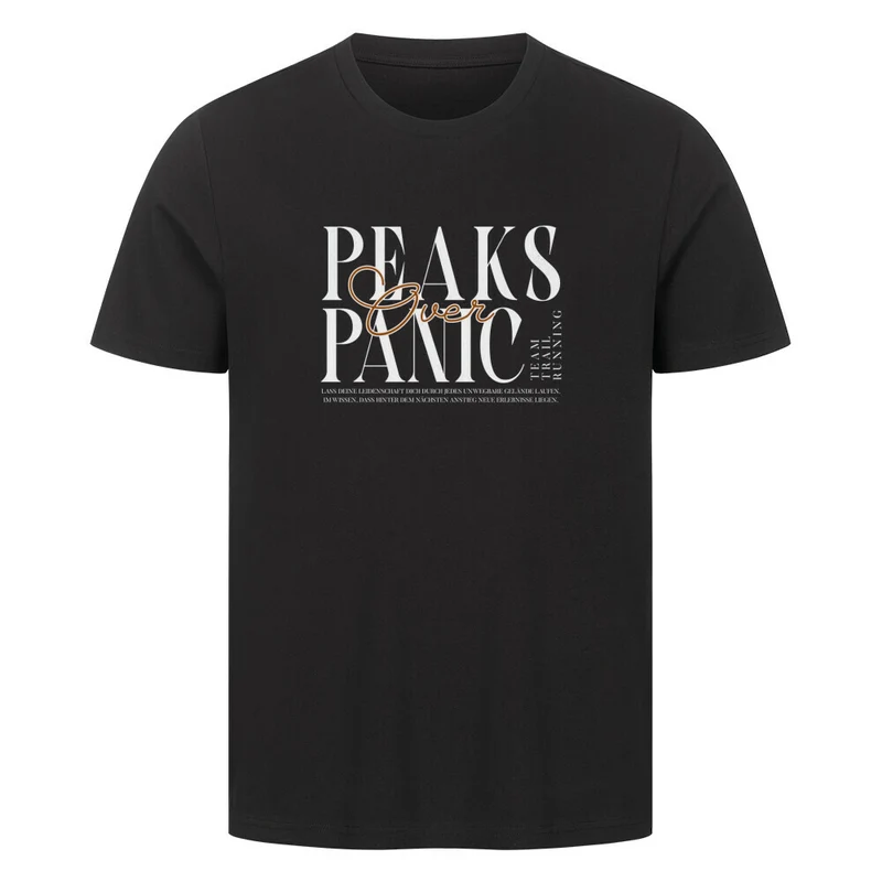 Peaks over Panic - Bio Premium T-Shirt
