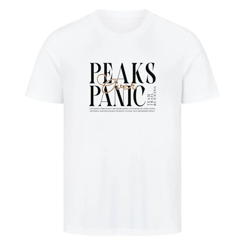 Peaks over Panic - Bio Premium T-Shirt