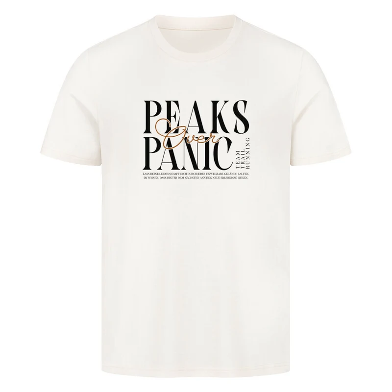 Peaks over Panic - Bio Premium T-Shirt