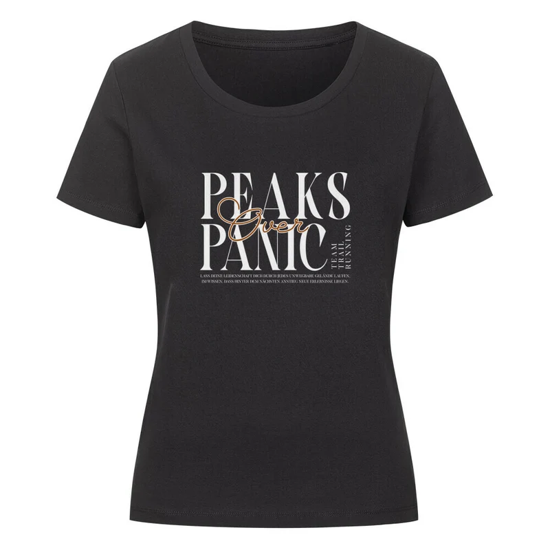 Peaks over Panic - Bio Premium T-Shirt Frauen